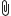 File attachment paper clip icon
