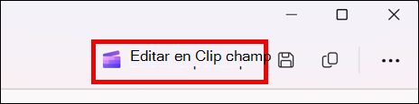 Pantalla de un vídeo recortado en recortes con el botón Editar en Clipchamp.